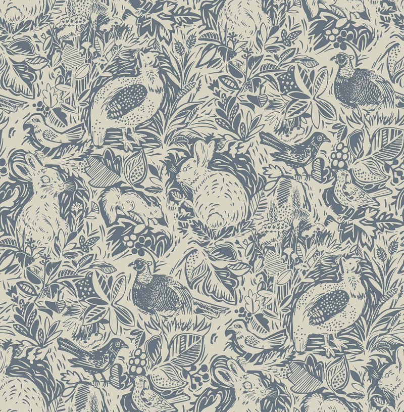NuWallpaper Blue Terrene Peel and Stick Wallpaper (NUS3622) - Image 1